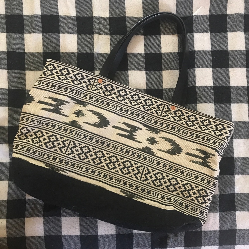 Levi’s Ikat/Indian textile Tote bag